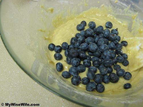 Add blueberries Add blueberries