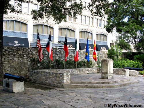 Calvary Courtyard - was used as a stock pen during the siege Calvary Courtyard - was used as a stock pen during the siege