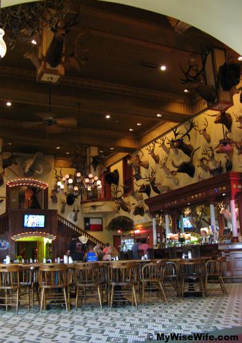 Saloon cafe with amazing collections on its wall