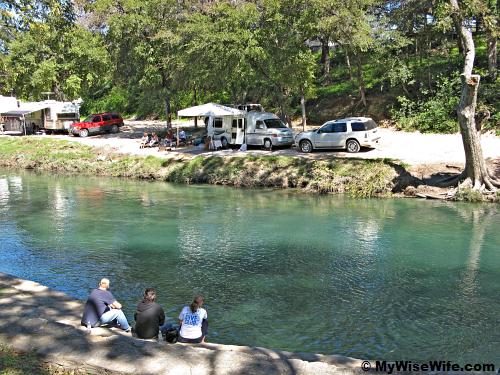 Comal River next to Wurstfest Complex Comal River next to Wurstfest Complex