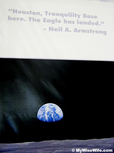 A giant leap for mankind! A giant leap for mankind!