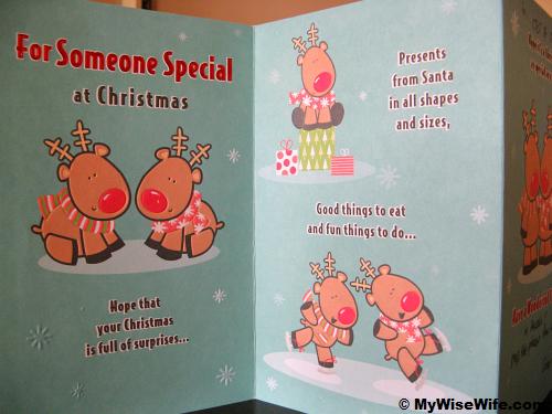 Cutie card from 'Santa'...