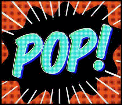 Gif Animado da Palavra POP