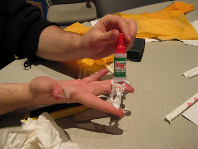 Glue! Bwaah!
