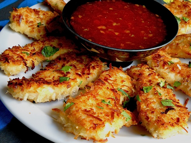 Coconut Chicken with Sweet Chili Sauce