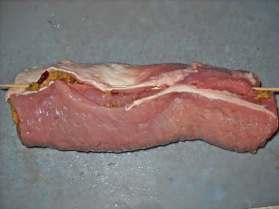 secured pork loin