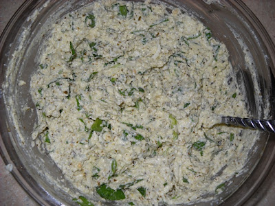 pesto cheese filling