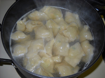 boiling pot stickers