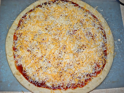 BBQ pizza cheese
