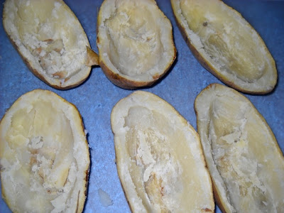 Scooped Out Potato Skins