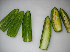 Scooped Jalapenos