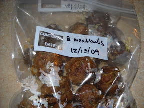 meatballs for the freezer