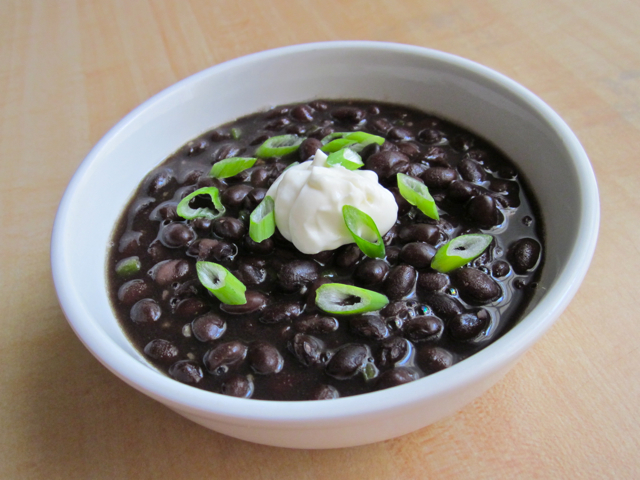 Seasoned Black Beans