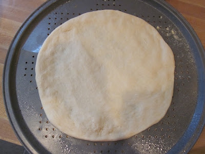 stretched dough