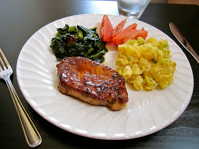 Glazed Pork Chop Dinner