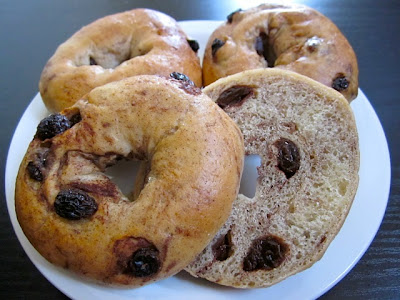 Cinnamon Raisin Bagels