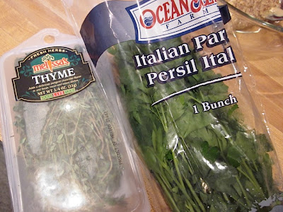 fresh herbs parsley thyme