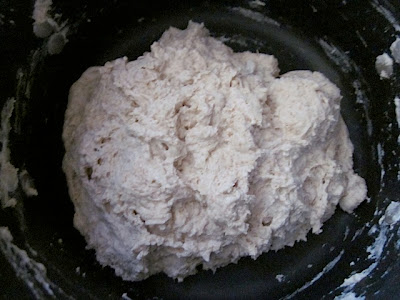 add water to dough