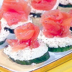 Cucumber Snackers
You'll never miss that cracker!