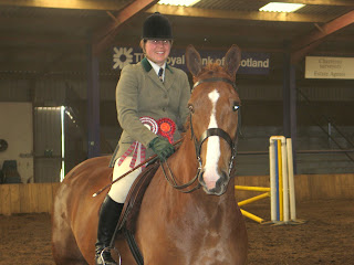 The Championship winner - Rachel Latchford with Santa's Ghost