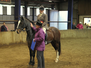 Pony Section Winner -  Neah Evans on Hannah in the Open Working Hunter Section