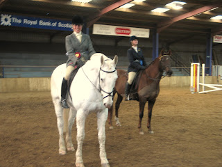 Veteran Horse Winner - Hank with Mugs Montgomerie, and second placed Susan Maylon on Fairfield Enquiry