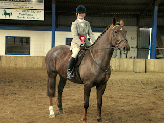 Show Hunter Winner - Frankie McInnes on Tallulah, Tallulah also got reserve place in the Showing Championship
