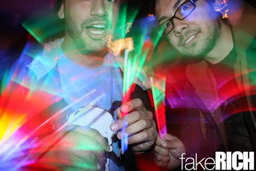 beards and glow sticks