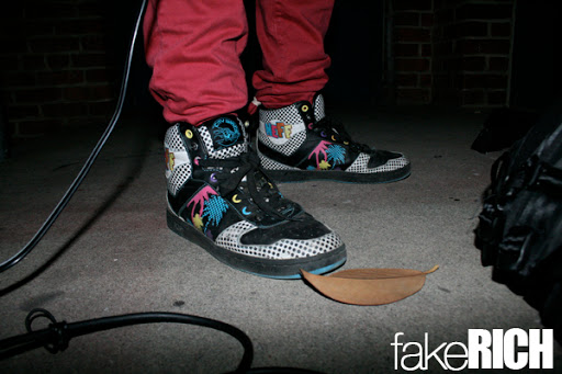 Final stop of the scene wardrobe... Space Shoes.