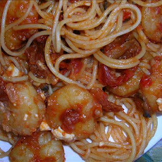 Angel Hair Pasta With Goat Cheese, Sun-Dried Tomatoes