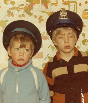 The MacVay boys, Officers Mopey & Dopey.