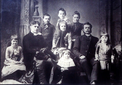 Joseph MacVay and his family sometime in the late 1800s