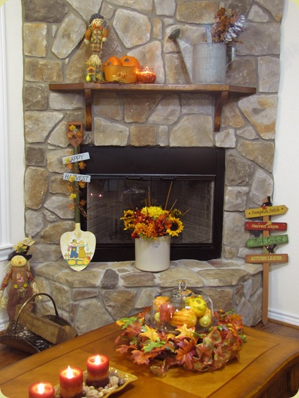 autumn mantel fantel