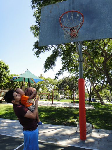 basketball with daddy
