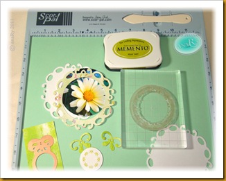 6 Stamp Inside Frame invite