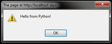 Hello from Python!