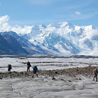 Crossing the Kennicott Glacier