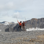 Kirin and Amy at the top of Glacier Gulch