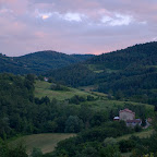 The hills around La Dogana
