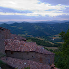 Looking out over Umbria from Monte Santa Maria Tiberina