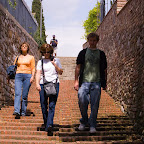 Martine, Beth, and Jake in Perugia