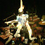 My camera batteries died. Now you have to deal with poor cell phone quality shots of Amanda on stage.