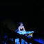 My camera batteries died. Now you have to deal with poor cell phone quality shots of Amanda on stage.