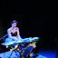 My camera batteries died. Now you have to deal with poor cell phone quality shots of Amanda on stage.