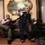 Professor Quartz and The Singing Telegram Girl in The Study
(Singing Telegram Girl was added in during post-production by me)