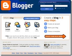 خطوات إنشاء مدونة على بلوجر