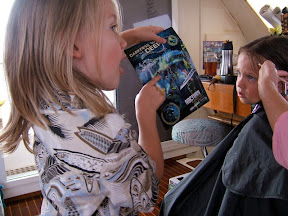 Rowan reads Bionicle comics