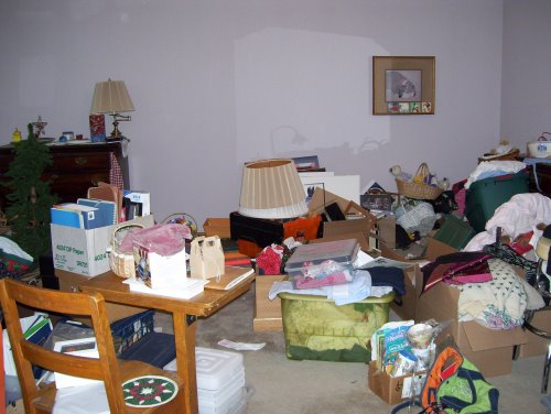 clutter in December
