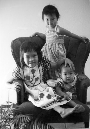 three in a chair