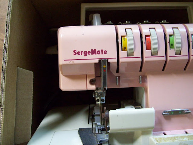 pink vintage sergemate, companion 5040